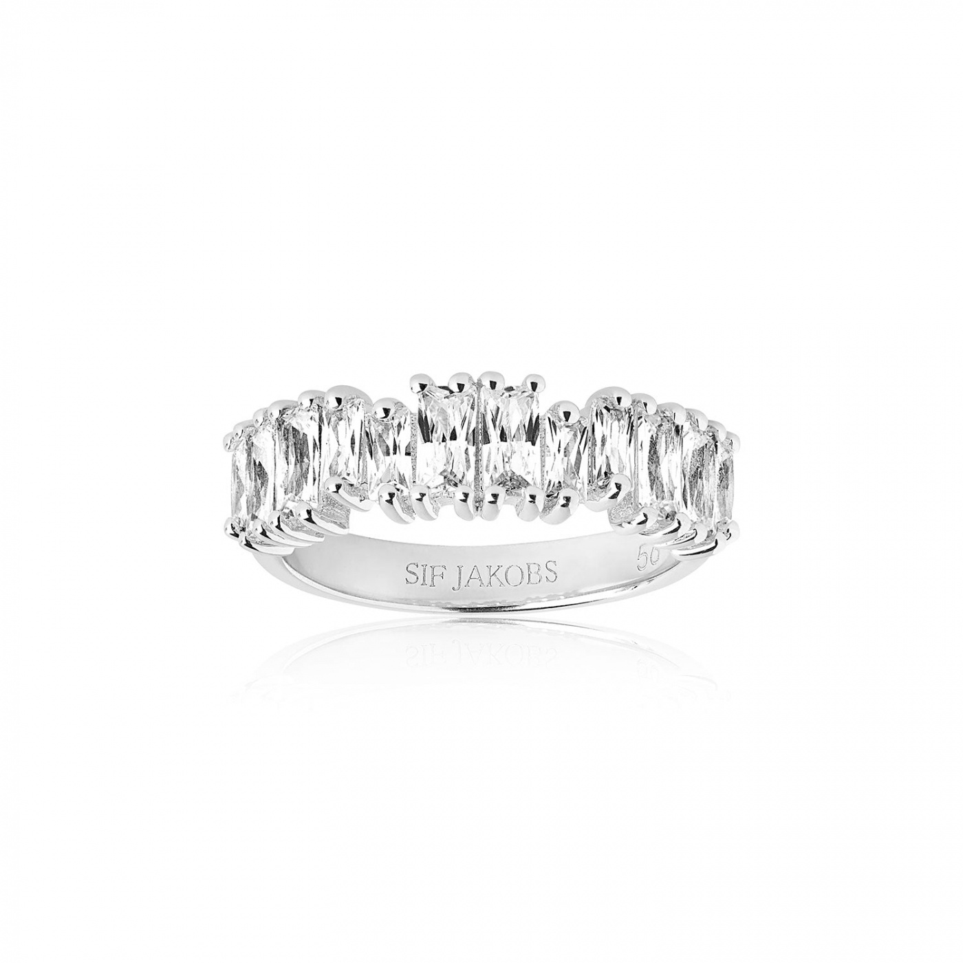 ANTELLA PICCOLO ring White Zirkoner (silver)