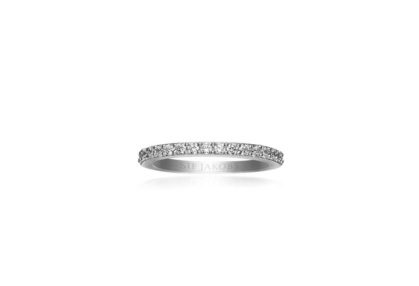CORTE UNO ring White Zirkoner (silver)