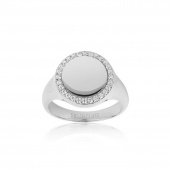 FOLLINA GRANDE ring White Zirkoner (silver)