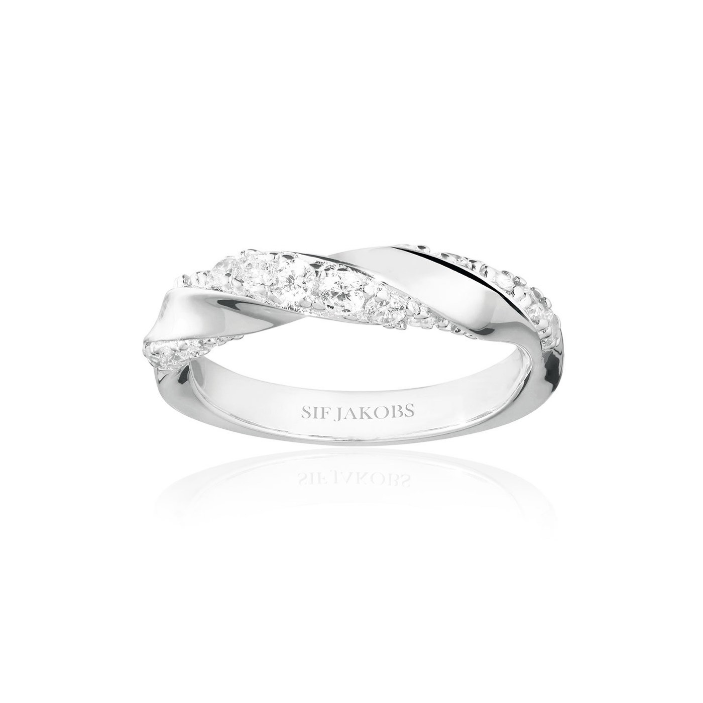 FERRARA ring White Zirkoner (silver)