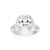 Ellisse Grande - med vita zirkoner Ring Ellisse Grande - med vita zirkoner Ring