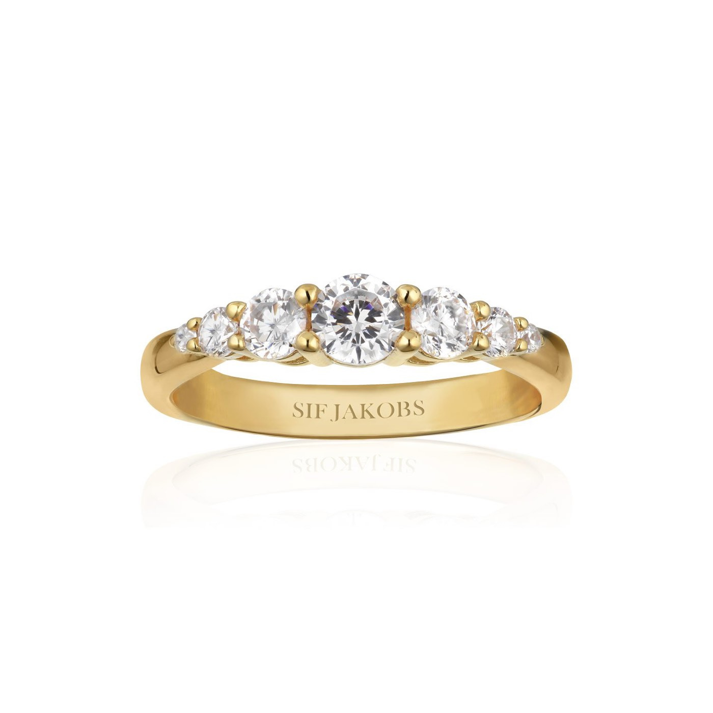 BELLUNO ring White Zirkoner (Gold)