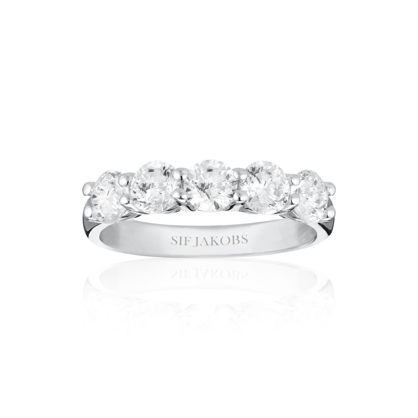BELLUNO UNO ring White Zirkoner (silver)