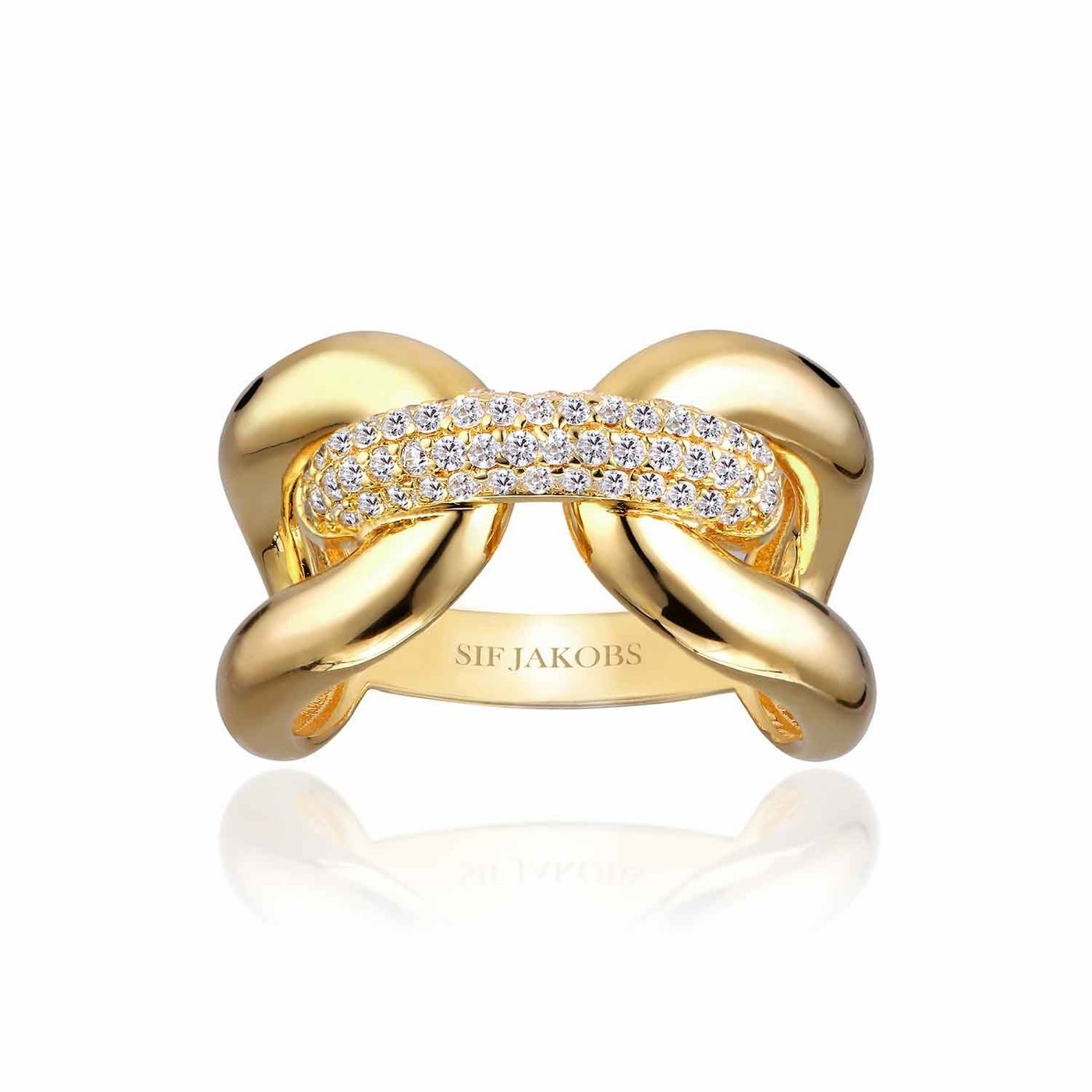 CAPRI TRE ring White Zirkoner (Gold)
