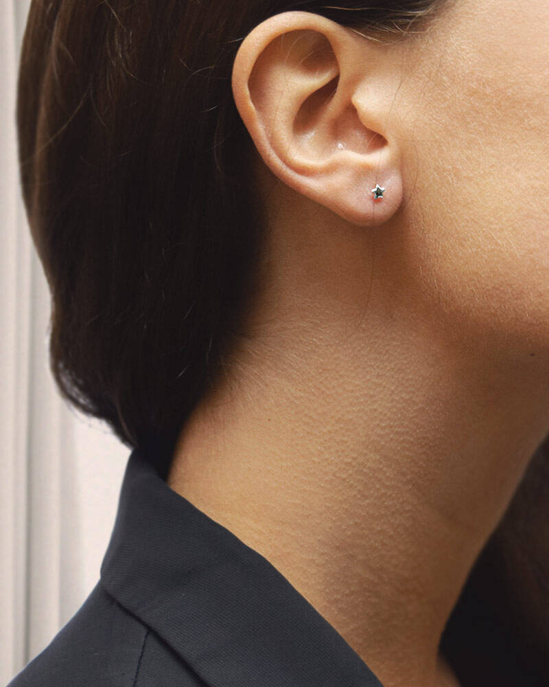 Stella Nova drop Earring silver