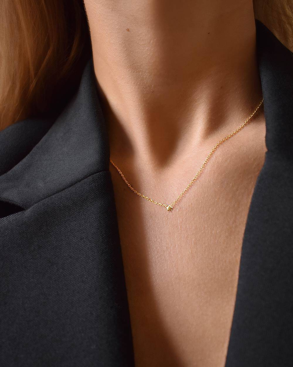 Stella Nova drop Necklaces Gold