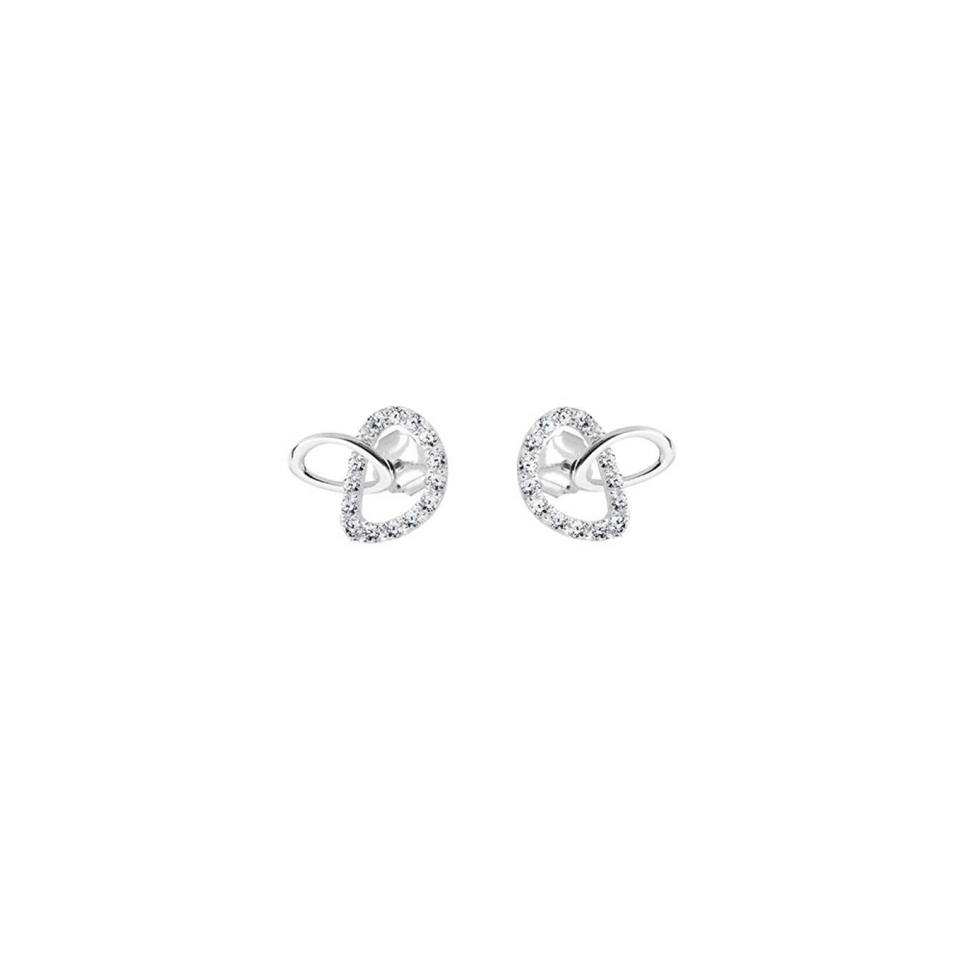 Together drop Earring silver