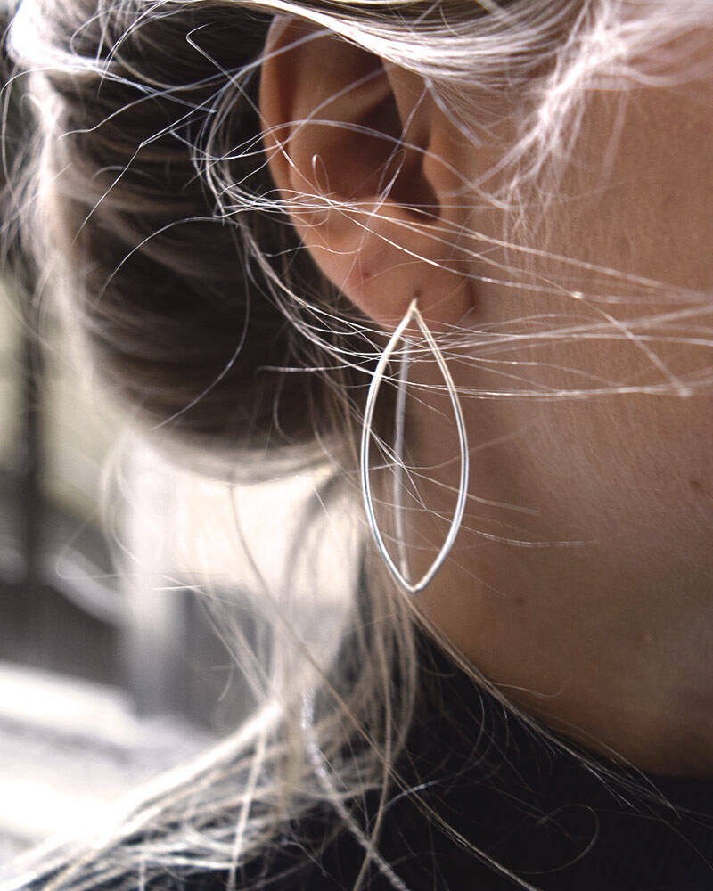 Together big Earring Silver