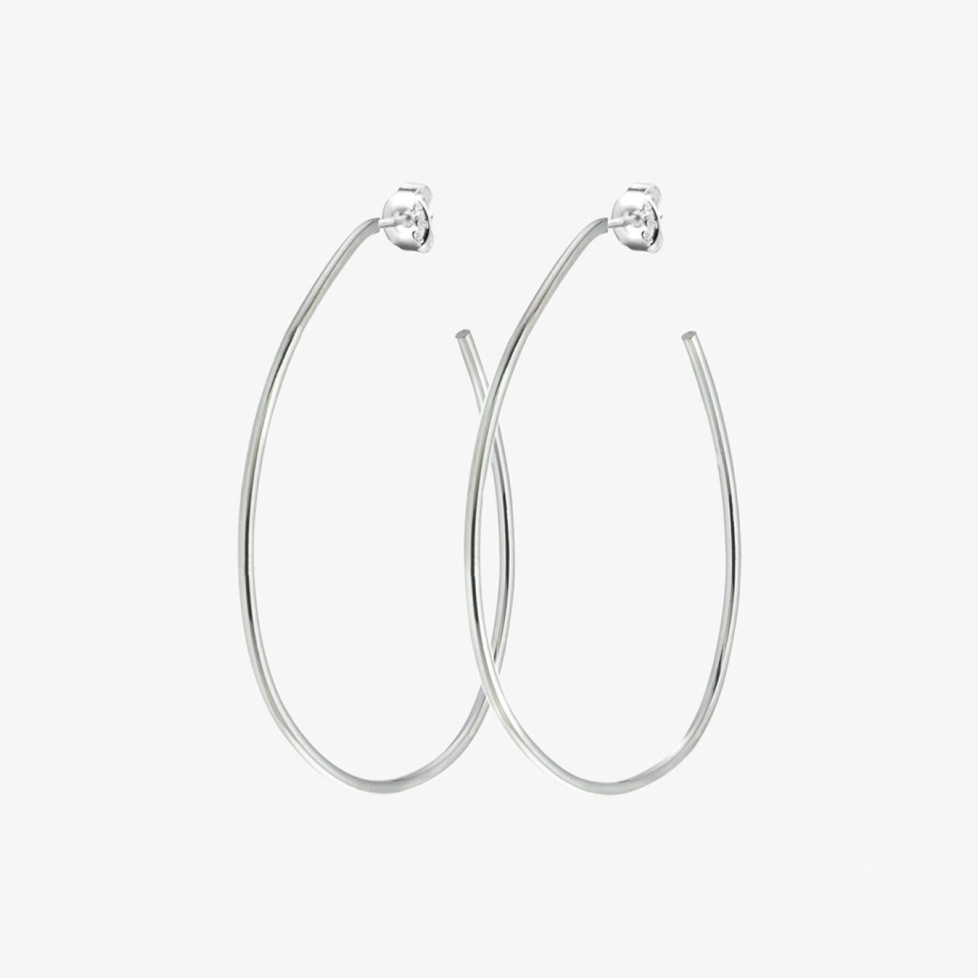 Together hoops silver