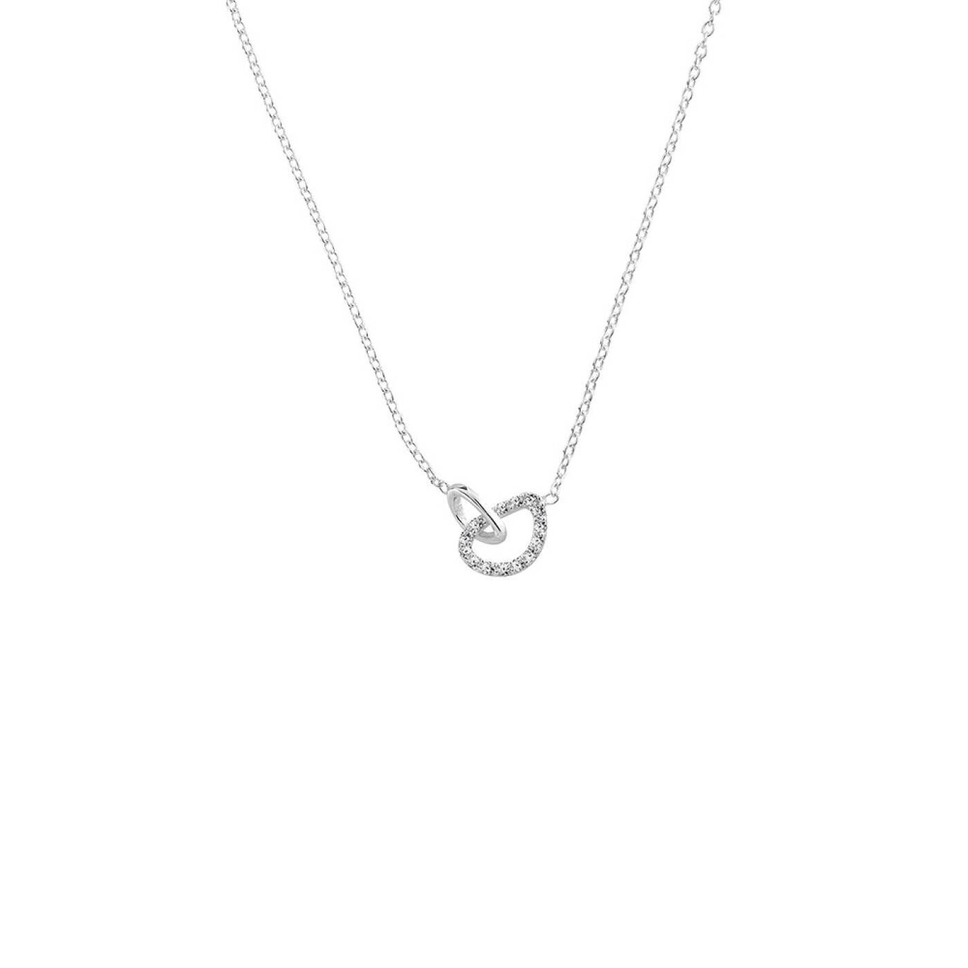 Together drop Necklaces silver