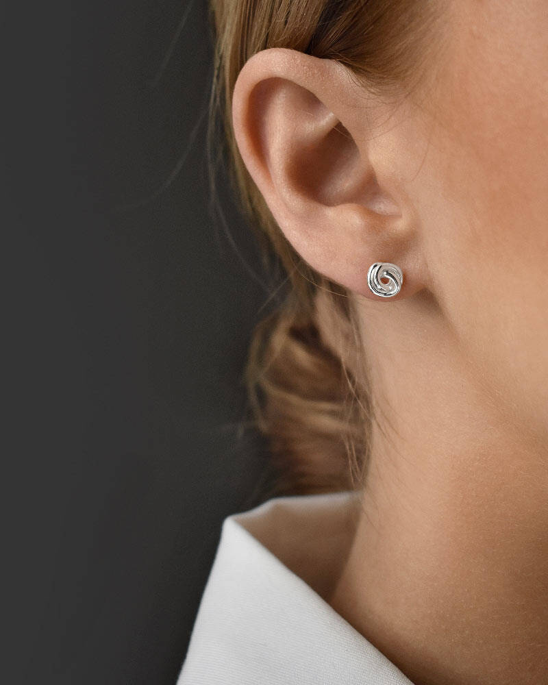 Unity drop Earring silver