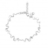 Water Flow small full Bracelet Silver Water Flow small full Bracelet Silver