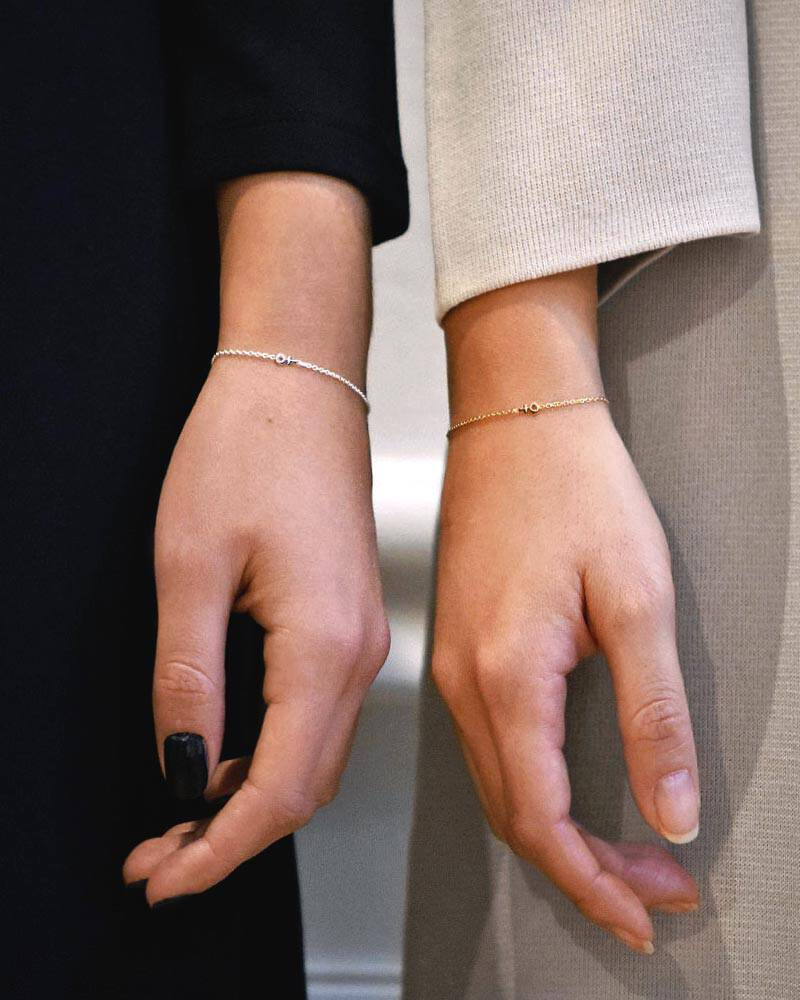 Women Unite drop Bracelets silver