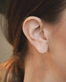 Women Unite drop Earring silver
