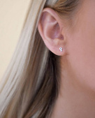 Women Unite drop Earring silver