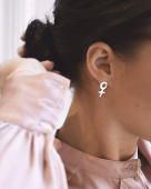 Women Unite Earring silver