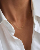 Women Unite drop Necklaces Gold