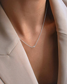 Women Unite drop Necklaces silver