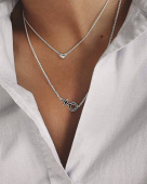 Women Unite single Necklaces silver
