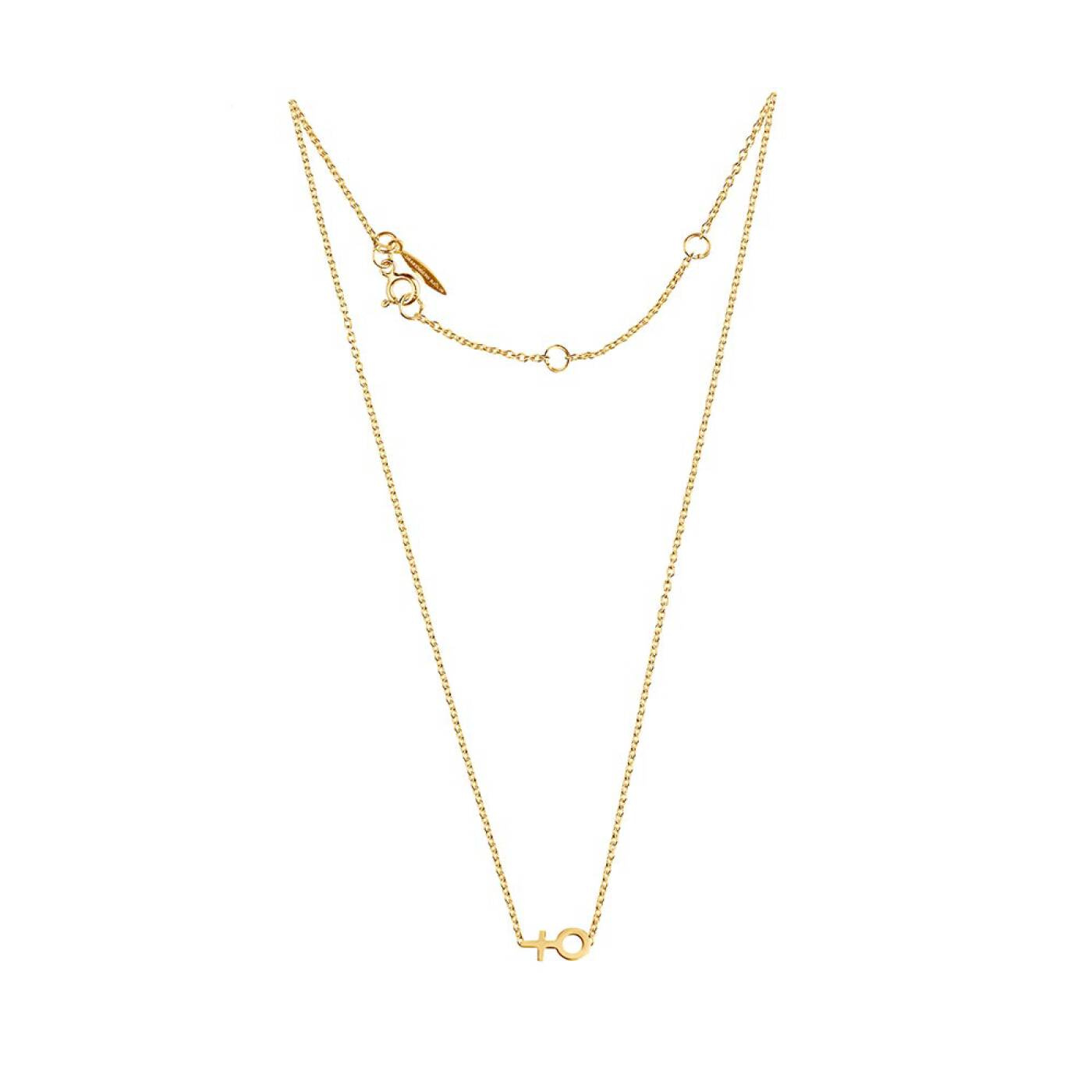 Women Unite small Necklaces Gold